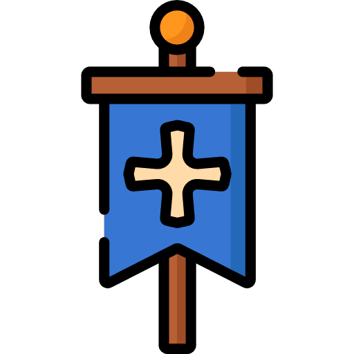 Emblem cultures flags standard icon