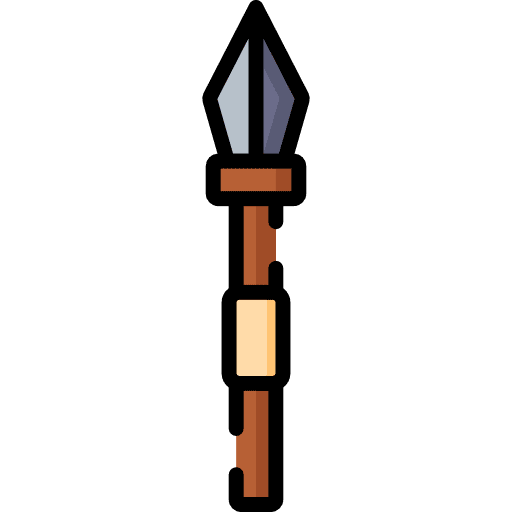 Spear sports and competition cultures weapon icon