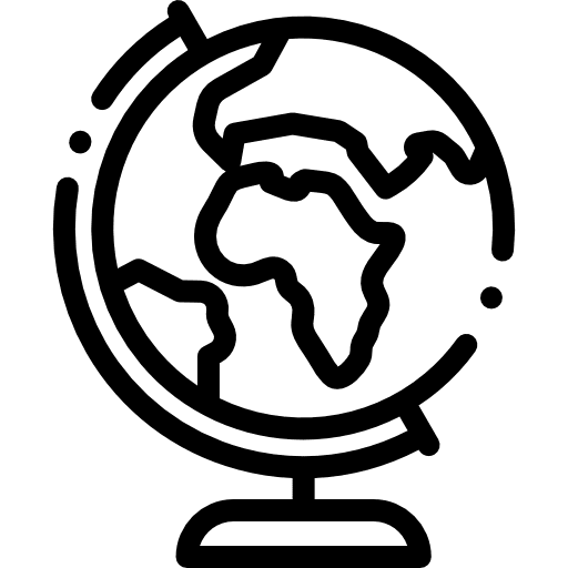 Earth globe planet earth maps and location planet icon