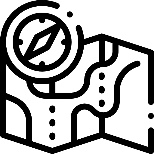 Map map location orientation icon