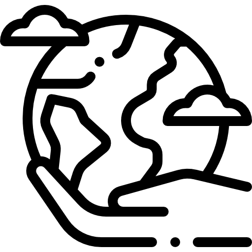 Planet earth worldwide global maps and flags icon