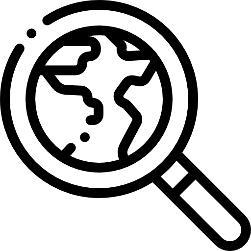 Search seo and web zoom loupe icon