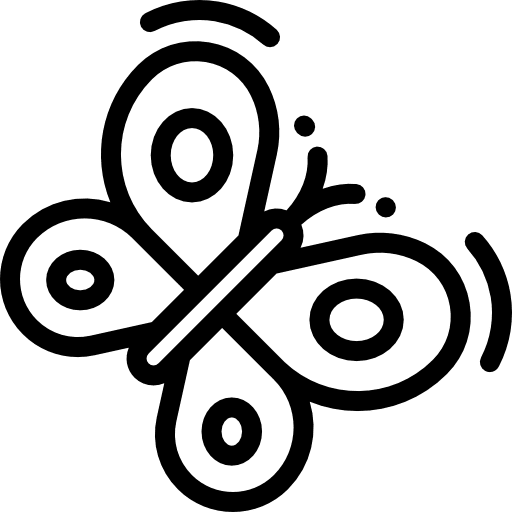 Butterfly butterfly moths entomology icon