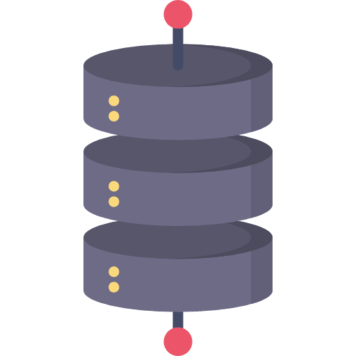 Data computing interface data icon