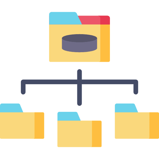 Files and folders ui organized organization icon