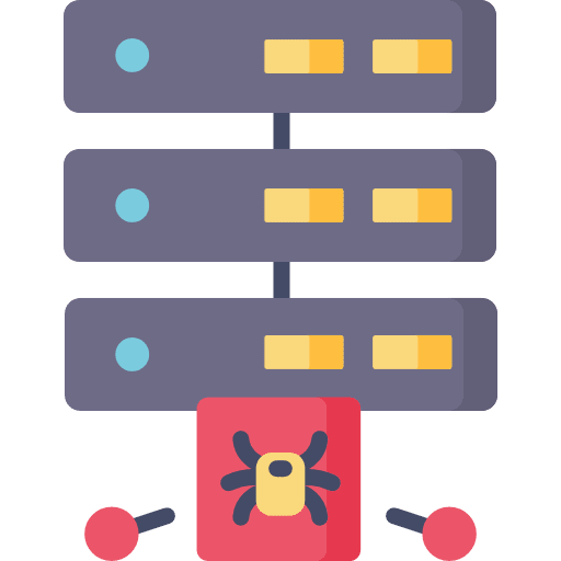 Server bug ui network icon