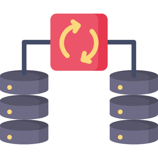 Data data networking ui icon
