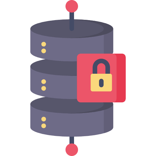 Encryption security seo and web ui icon