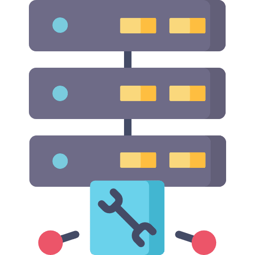 Server storage technology servers icon