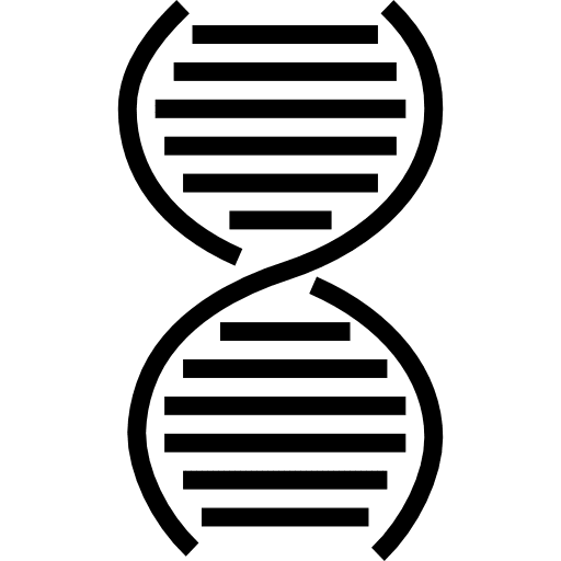 Gene molecule chromosome dna icon