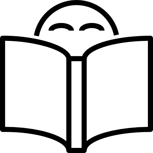 Reading user fun education icon