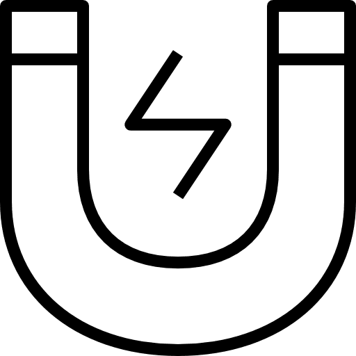 Magnet magnetic pain magnet icon