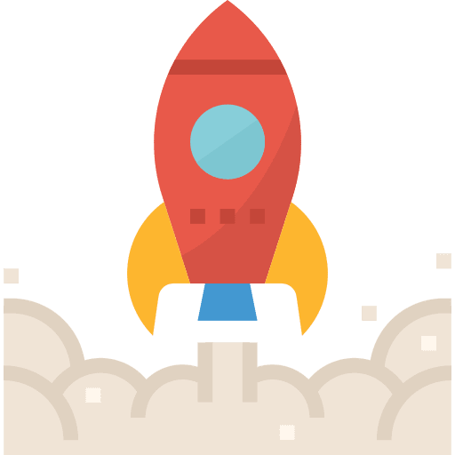 Startup startup booster kick off icon