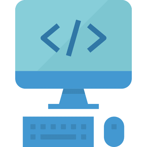 Web web development seo and web computer icon