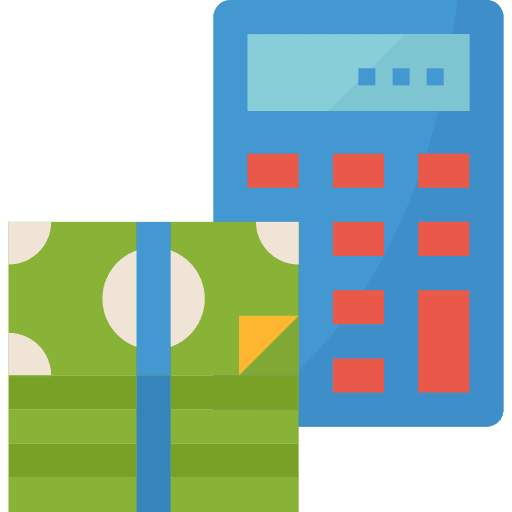 Budget bank dollars finances icon