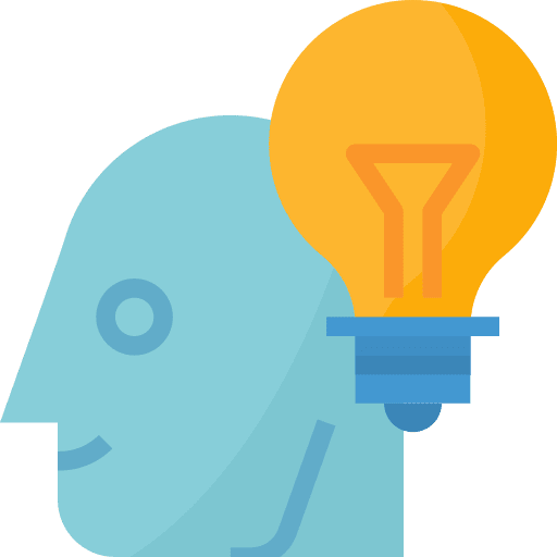 Idea love and romance people creativity icon