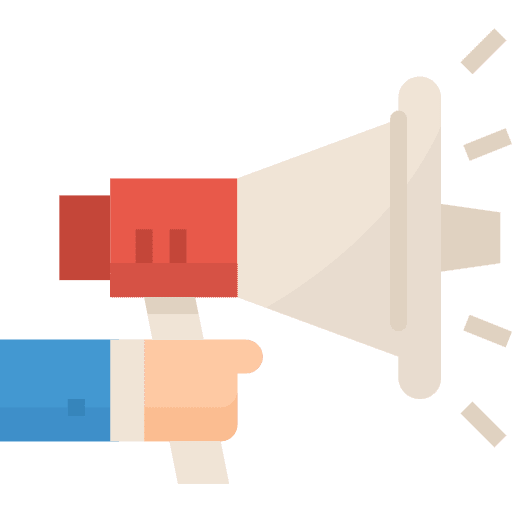 Marketing business shout promotion icon