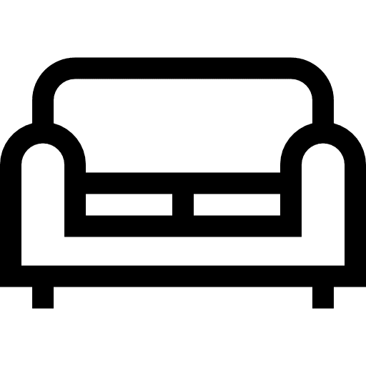 Couch furniture rest couch icon