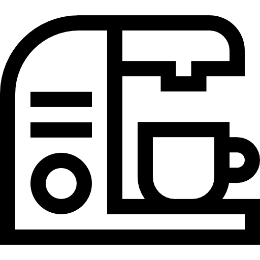 Coffee maker evaporation automation furniture and household icon