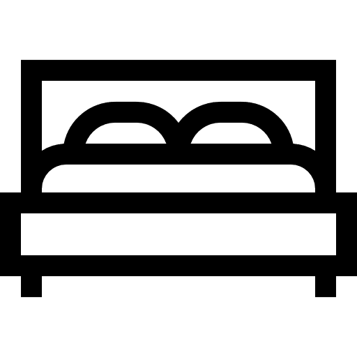 Bed buildings bed bedroom icon