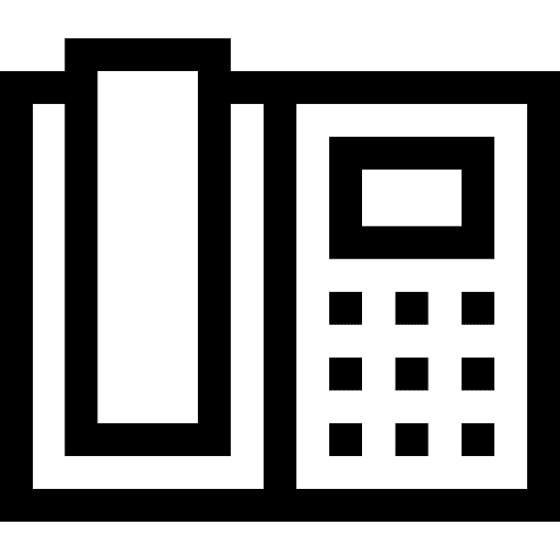 Phone office material vintage technology icon