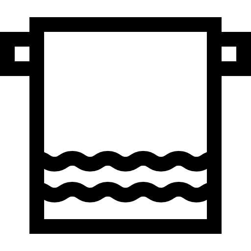 Towel towels wiping beauty icon