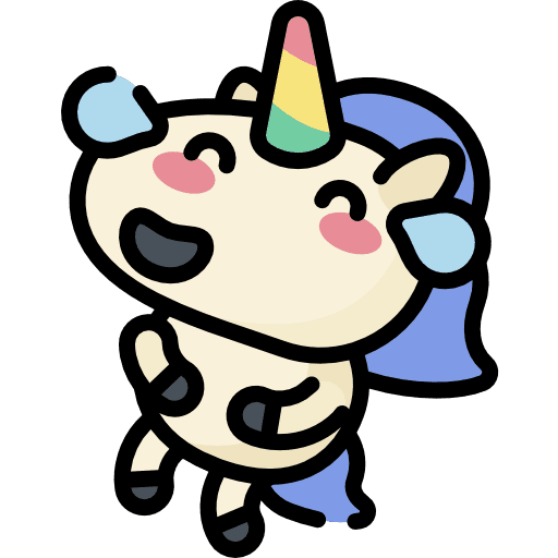 Unicorn animals folklore laugh icon
