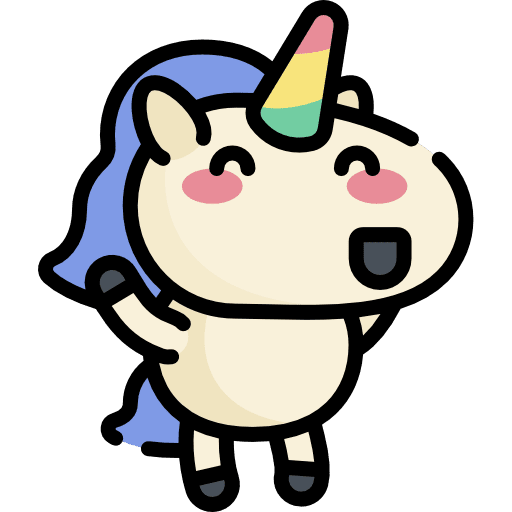 Unicorn legend fairy tale avatar icon