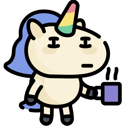 Unicorn smileys fantasy folklore icon