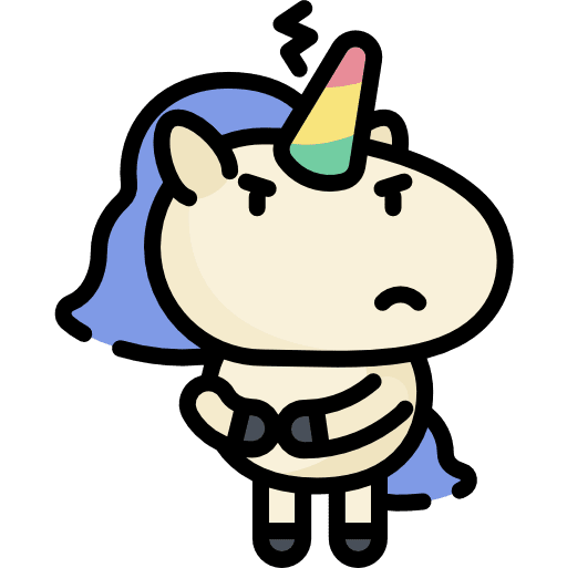 Unicorn animals avatar smileys icon