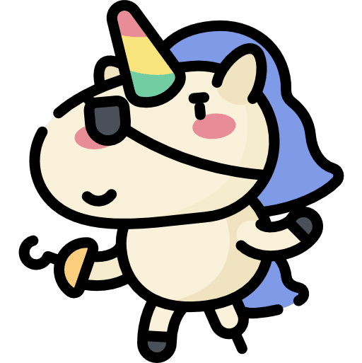 Unicorn animals fantasy avatar icon