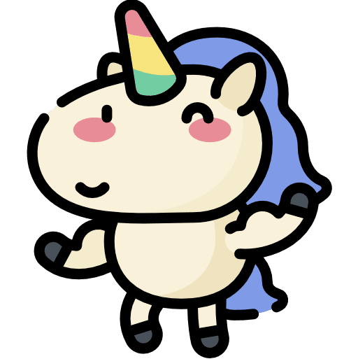 Unicorn animals unicorn smileys icon