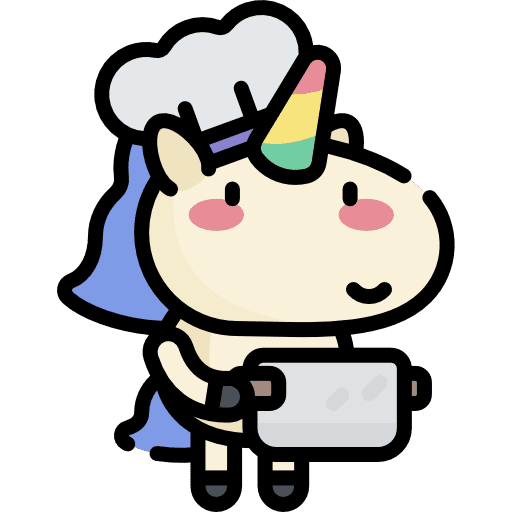 Unicorn cooking folklore cooking pot icon