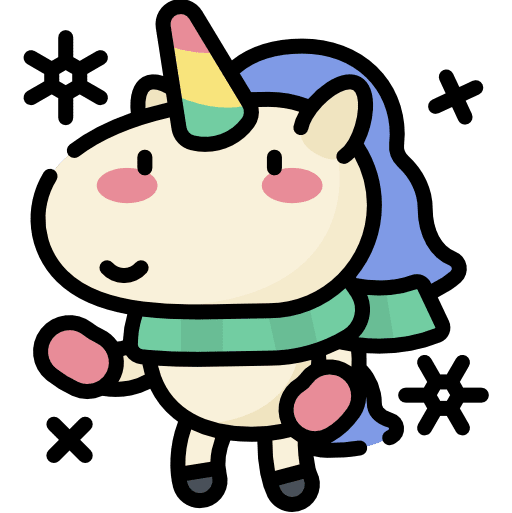 Unicorn folklore animals fantasy icon