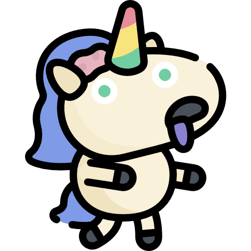 Unicorn folklore avatar smileys icon