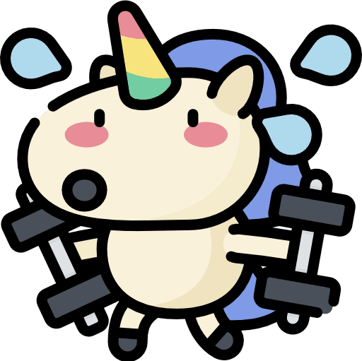 Unicorn unicorn sport fairy tale icon