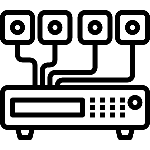 Cctv recording security secure icon