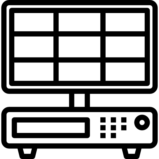 Dvr interface multimedia option channel icon