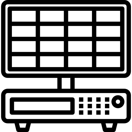 Dvr interface multimedia option electronics icon