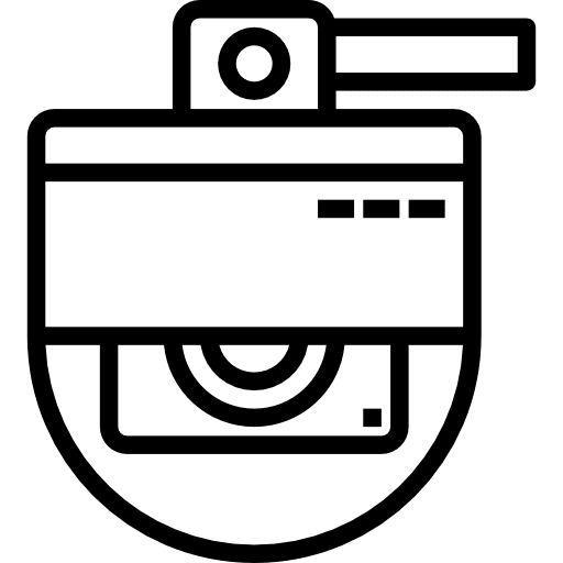 High-speed dome camera electronics vigilance high-speed dome camera icon