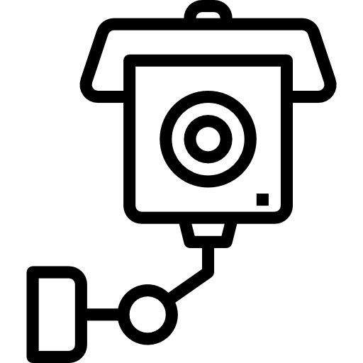 Camera circuit security recording icon