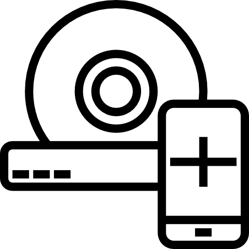 Controller cctv security system video camera icon