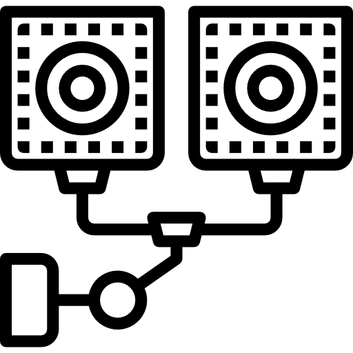 Infrared security camera video camera recording icon