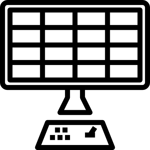 Monitor multimedia option dvr ui icon