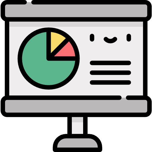 Presentation graph business business and finance icon
