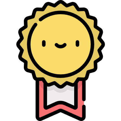 Award winner sports and competition medal icon