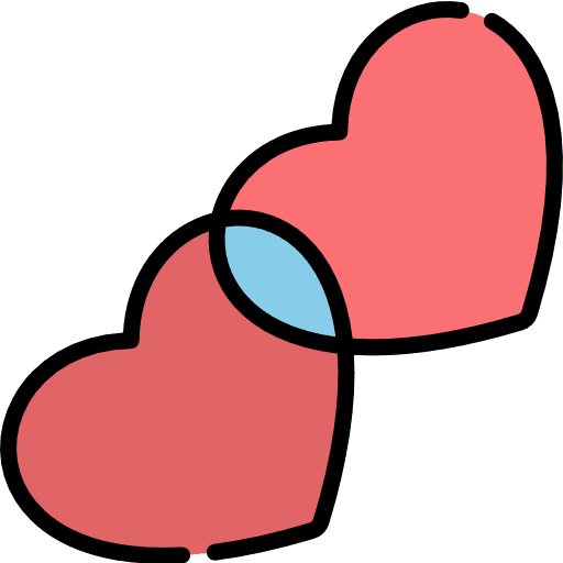 Hearts heart emotion empathy icon