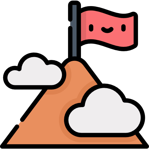 Mission winner mountain mission icon