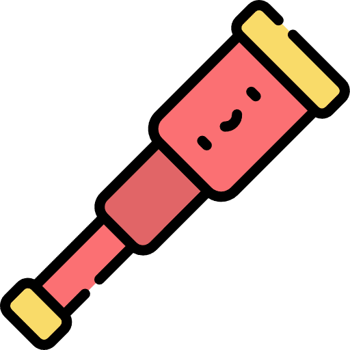 Spyglass looking tool spyglass icon