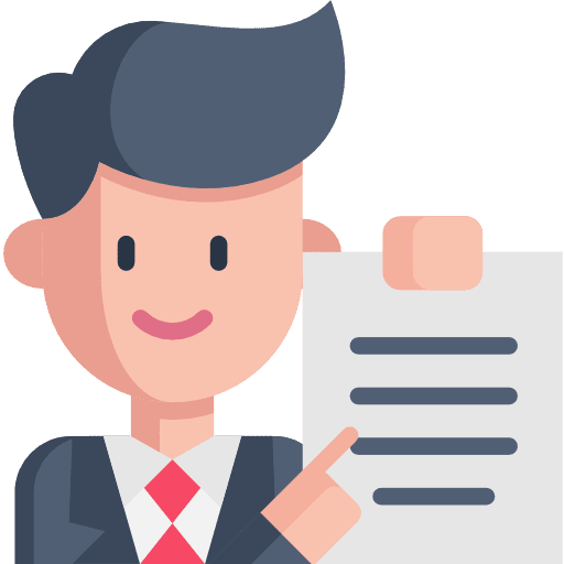 Businessman leader business person file icon